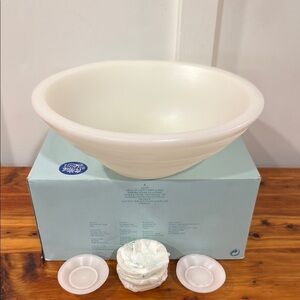 NEW PartyLite Circle of Light Bowl & Disks